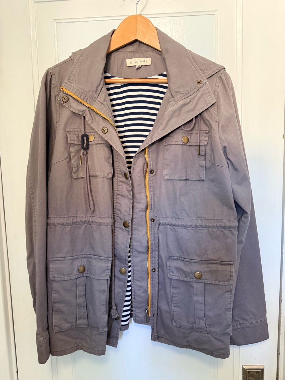 41 Hawthorn Chaplin Lined Hooded Anorak Utility Jacket Chaplin Utility Jacket